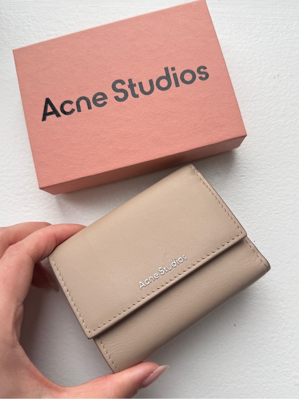 Acne studios trifold wallet